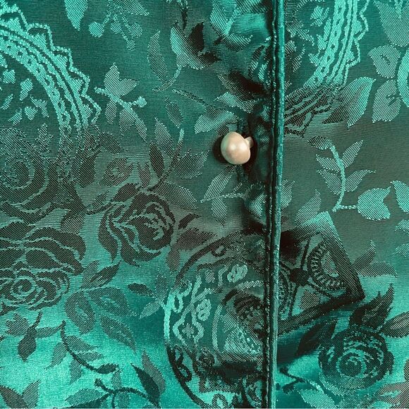 Victoria's Secret Gold Label Green Satin Nightshirt - Picture 2 of 6